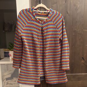 Vintage polka dot handmade women’s sweater